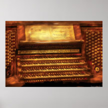 Musician - Organist - The Pipe Organ Print