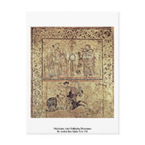 Musicians And Galloping Horsemen Post Card