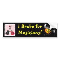 musicians Bumper Sticker bumper stickers