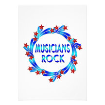 Musicians Rock Red Stars