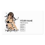 music's beauty business card templates