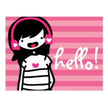 Musik Lova, hello! Post Cards