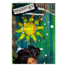 Musings Greeting Card