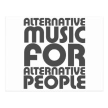 Musique alternative 4 personnes alternatives - roc cartes postales