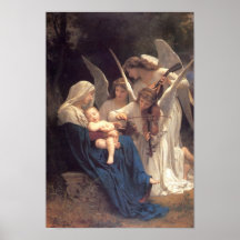 Musique angélique SAINTE de MÈRE ET d'ENFANT Affiches