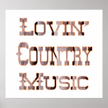 Musique country affiche