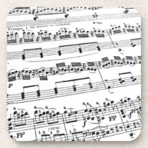 Musique de feuille sous-bocks