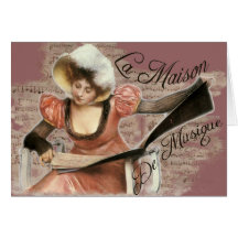 Musique Greeting Cards
