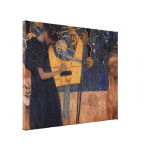Musique - Gustav Klimt Toiles Tendues Sur Châssis