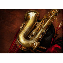 Musique - laiton - saxophone découpage en acrylique