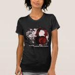 MUSIQUE pure/chocolat du T-shirt CTN de dames Twof