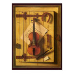 Musique toujours Harnett, cru de violon de la vie  Cartes Postales