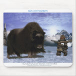 MUSK OX, TOTEM-POLE & INUKSHUK mousepads