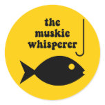 muskie whisperer fishing stickers