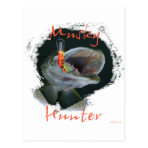 Musky Hunter Post Cards