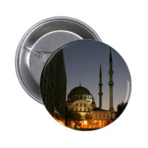 Muslim mosque in Istanbul, Turkey Buttons