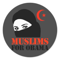 Muslims for Obama Stickers