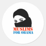 MUSLIMS FOR OBAMA STICKER