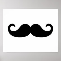 Mustache Beard Print