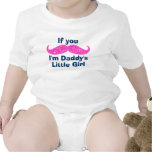 Mustache Daddy's Little Girl Baby Creeper