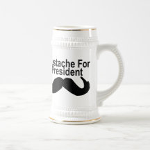 Mustache For President Mugs