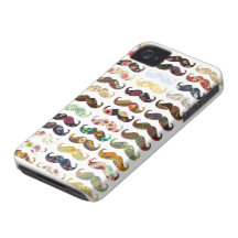 Mustache Gentleman iPhone 4 Case-Mate Case