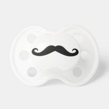 Mustache Pacifier 0-6 months