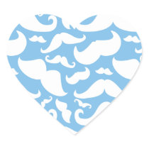 Mustache Pattern stickers