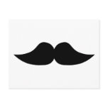 Mustache Postcard