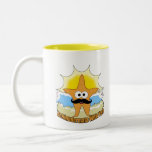 Mustache Starfish Echinodermata Coffee Mug