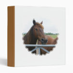 Mustang at Fence Binder