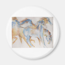 Mustang Fury Refrigerator Magnets