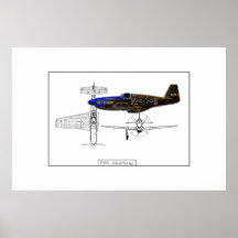 Mustang P51 Posters