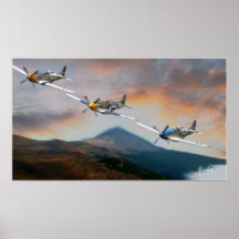 Mustang Trio Poster