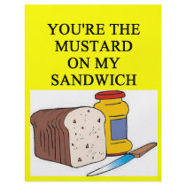 MUSTARD and sandwich lover