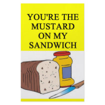 MUSTARD and sandwich lover