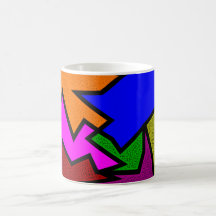 Muster Zickzack pattern zig zag Kaffeehaferl