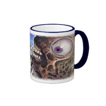 Mutant baby with Plush Toy Cow Mugs