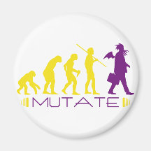 mutatepurple refrigerator magnet