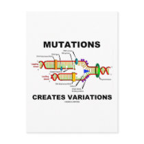 Mutations Creates Variations