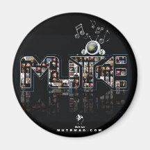 Mute Media LLC Fridge Magnets