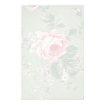 Muted Pink Rose Stationery