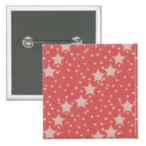 Muted Red Star Pattern buttons