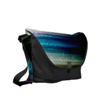 Muted Streaks Messenger Bag