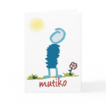 Mutiko complete. Greeting card