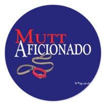 Mutt Round Sticker