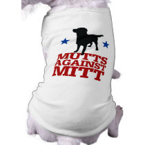 Mutts Against Mitt Dog Tee Shirt