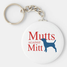 Mutts against Mitt Key Chains