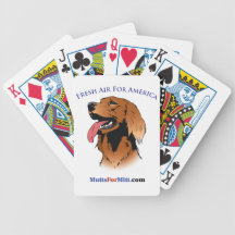 Mutts For Mitt Playing Cards