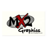 MX2 Graphics Company Logo Business Card Template